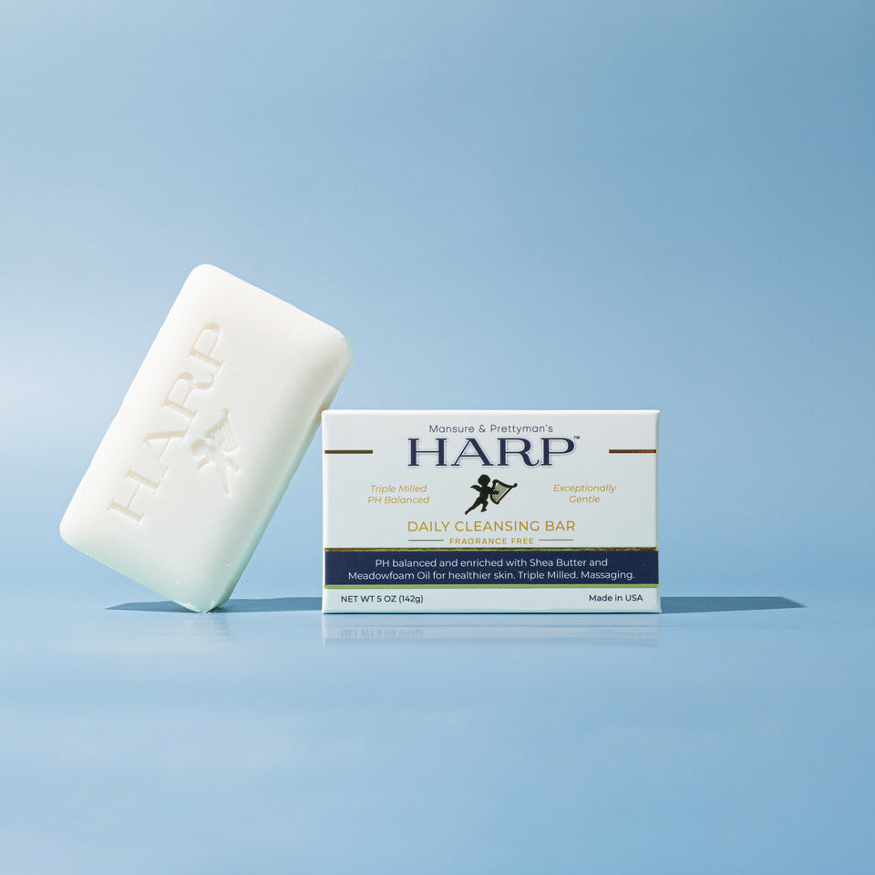HARP® Fragrance-Free Body Wash Bar – pH-Balanced, Soap-Free, 5 oz